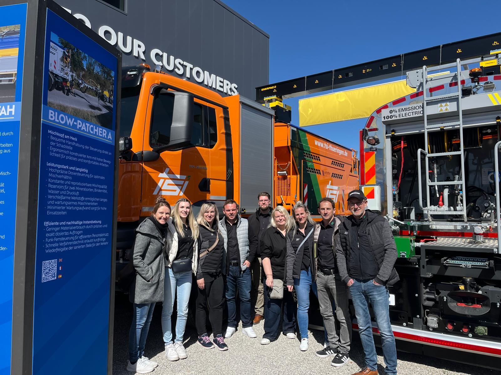 TSI Team bei der Bauma 2025 TSI Team bei der Bauma 2025